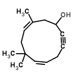CAS#: 791810-01-0, (5Z,9Z)-7,7,10-Trimethyl-5,9-cycloundecadien-2-yn-1-ol