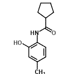 CAS 登录号：791841-33-3， N-(2-羟基-4-甲基苯基)环戊烷甲酰胺