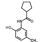 CAS 登录号：791841-34-4， N-(2-羟基-5-甲基苯基)环戊烷甲酰胺