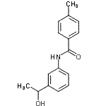 CAS 登录号：791841-93-5， N-[3-(1-羟基乙基)苯基]-4-甲基苯甲酰胺