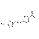 CAS 登录号：791852-72-7， 5-甲基-2-[(E)-2-(4-硝基苯基)乙烯基]-1,3-恶唑