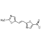 CAS 登录号：791853-25-3， 2-甲基-5-[(E)-2-(5-硝基-1,3-恶唑-2-基)乙烯基]-1,3-恶唑