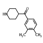 CAS 登录号：792133-67-6， (3,4-二甲基苯基)(4-哌啶基)甲酮