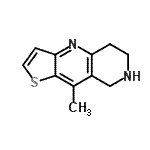 CAS#: 792134-49-7, 9-Methyl-5,6,7,8-tetrahydrothieno[3,2-b][1,6]naphthyridine