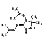 CAS 登录号：792159-94-5， N-[3-(2-异亚丙基肼基)-5,5-二甲基-1,5-二氢-4H-1,2,4-三唑-4-基]-2-丙亚胺