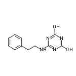 CAS 登录号：79246-48-3， 6-[(2-苯基乙基)氨基]-1,3,5-三嗪-2,4(1H,3H)-二酮