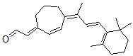 CAS 登录号：79270-63-6， (2E)-2-[(4E)-4-[(E)-4-(2,6,6-三甲基-1-环己烯基)丁-3-烯-2-亚基]-1-环庚-2-烯亚基]乙醛