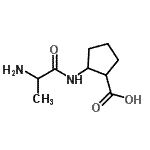 CAS 登录号：792873-68-8， 2-(丙氨酰氨基)环戊烷羧酸