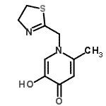 CAS 登录号：792881-73-3， 1-(4,5-二氢-1,3-噻唑-2-基甲基)-5-羟基-2-甲基-4(1H)-吡啶酮