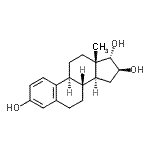 CAS 登录号：793-89-5， (16beta,17alpha)-雌甾-1,3,5(10)-三烯-3,16,17-三醇