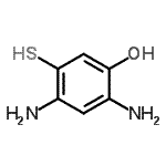 CAS 登录号：793631-44-4， 2,4-二氨基-5-硫基苯酚