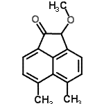 CAS 登录号：793686-57-4， 2-甲氧基-5,6-二甲基-1(2H)-苊烯酮