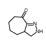 CAS 登录号：79370-65-3， 3,3a,4,5,6,7-六氢环庚并[c]吡唑-8(2H)-酮