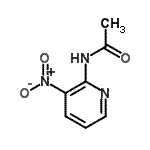 CAS 登录号：79371-44-1， N-(3-硝基-2-吡啶基)乙酰胺