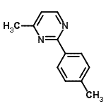 CAS 登录号：79382-86-8， 4-甲基-2-(4-甲基苯基)嘧啶