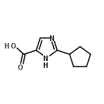 CAS 登录号：794495-34-4， 2-环戊基-1H-咪唑-5-羧酸
