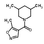 CAS#: 794549-17-0, (3,5-Dimethyl-1-piperidinyl)(5-methyl-1,2-oxazol-4-yl)methanone
