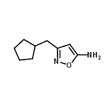 CAS 登录号：794566-79-3， 3-(环戊基甲基)-1,2-恶唑-5-胺