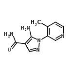 CAS 登录号：794569-05-4， 5-氨基-1-(4-甲基-3-吡啶基)-1H-吡唑-4-甲酰胺