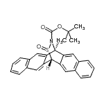 CAS#: 794586-44-0, 2-Methyl-2-propanyl 23-thia-24-azahexacyclo[10.10.2.0<sup>2,11</sup>.0<sup>4,9</sup>.0<sup>13,22</sup>.0<sup>15,20</sup>]tetracosa-2,4(9),5,7,10,13,15(20),16,18,21-decaene-24-carboxylate 23-oxide