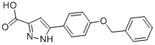 CAS#: 795260-68-3, 5-(4-Benzyloxyphenyl)-1H-Pyrazole-3-Carboxylic Acid