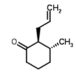 CAS 登录号：795275-74-0， (2S,3R)-2-烯丙基-3-甲基环己酮