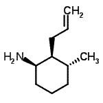 CAS 登录号：795275-77-3， (1R,2S,3R)-2-烯丙基-3-甲基环己烷胺