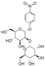 CAS 登录号：79580-51-1， (2R,3R,4S,5S,6R)-2-[(2R,3S,4S,5S,6R)-4,5-二羟基-6-(羟基甲基)-2-(4-硝基苯氧基)四氢吡喃-3-基]氧基-6-(羟基甲基)四氢吡喃-3,4,5-三醇
