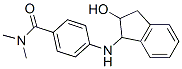 CAS 登录号：796-55-4， 4-[(2-羟基-2,3-二氢-1H-茚-1-基)氨基]-N,N-二甲基-苯甲酰胺