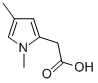 CAS 登录号：79673-54-4， 2-(1,4-二甲基吡咯-2-基)乙酸