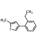CAS 登录号：797057-23-9， 4-(2-乙基苯基)-2-甲基噻吩