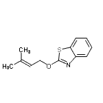 CAS 登录号：79714-85-5， 2-[(3-甲基-2-丁烯-1-基)氧基]-1,3-苯并噻唑