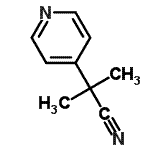 CAS 登录号：79757-31-6， 2-甲基-2-(4-吡啶基)丙腈