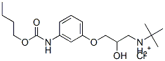 CAS 登录号：79763-38-5， [3-[3-(丁氧羰基氨基)苯氧基]-2-羟基丙基]-叔丁基氯化铵