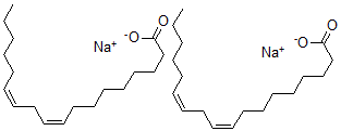 CAS 登录号:79771-18-9, (9Z,12Z)-十八碳-9,12-二烯酸二钠