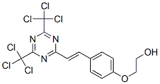 CAS 登录号：79771-30-5， 2-[4-[(E)-2-[4,6-二(三氯甲基)-1,3,5-三嗪-2-基]乙烯基]苯氧基]乙醇