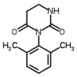 CAS 登录号：797793-03-4， 3-(2,6-二甲基苯基)二氢-2,4(1H,3H)-嘧啶二酮