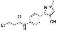 CAS#: 79817-54-2, 3-Chloro-N-[4-(3-Methyl-5-Oxo-2H-Pyrazol-1-Yl)Phenyl]Propanamide
