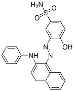 CAS 登录号：79817-65-5， (3E)-4-氧代-3-[[2-(苯基氨基)萘-1-基]亚肼基]环己-1,5-二烯-1-磺酰胺