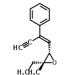CAS 登录号：798553-73-8， (2R,3S)-2-乙基-2-甲基-3-[(1E)-2-苯基-1-丁烯-3-炔-1-基]环氧乙烷