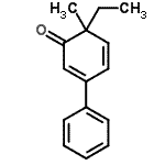 CAS 登录号：798553-81-8， 6-乙基-6-甲基-3-苯基-2,4-环己二烯-1-酮