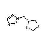 CAS 登录号：798571-51-4， 1-(1,3-二氧戊环-4-基甲基)-1H-咪唑