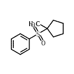 CAS 登录号：798571-80-9， [(1-甲基环戊基)磺酰基]苯