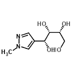 CAS 登录号：799260-82-5， (1R,2S,3R)-1-(1-甲基-1H-吡唑-4-基)-1,2,3,4-丁烷四醇