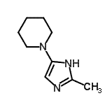 CAS 登录号：799814-09-8， 1-(2-甲基-1H-咪唑-4-基)哌啶