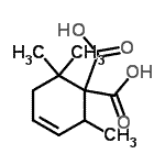 CAS 登录号：799854-41-4， 2,6,6-三甲基-3-环己烯-1,1-二甲酸