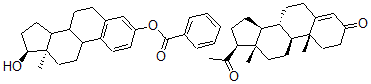 CAS#: 8000-03-1, Estradiol benzoate mixed with progesterone