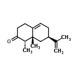 CAS 登录号:800386-00-9, (1S,7R,8aR)-7-异丙烯基-1,8a-二甲基-3,4,6,7,8,8a-六氢-2(1H)-萘酮