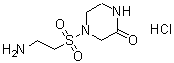 CAS 登录号：800388-09-4， 4-[(2-氨基乙基)磺酰基]-2-哌嗪酮盐酸盐(1:1)