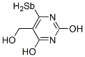 CAS 登录号:80049-91-8, 2,4-二羟基-5-羟基甲基嘧啶氧锑